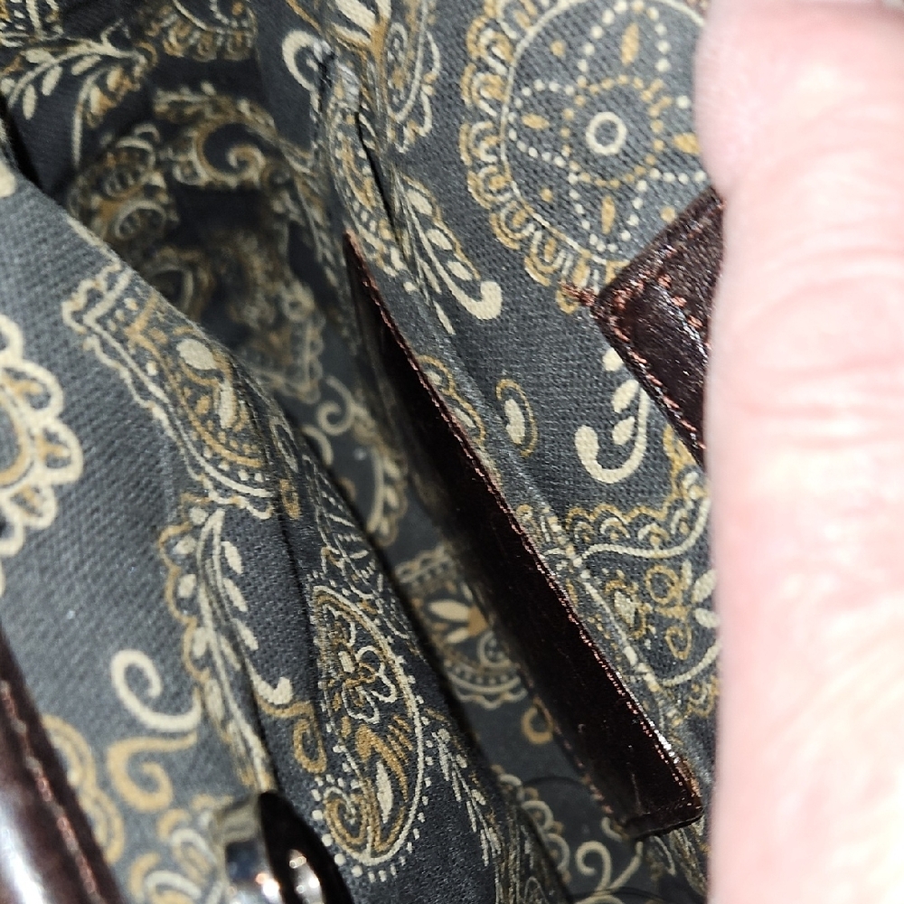 Brighton Tan and Brown Woven Shoulder Bag - Picture 6 of 9
